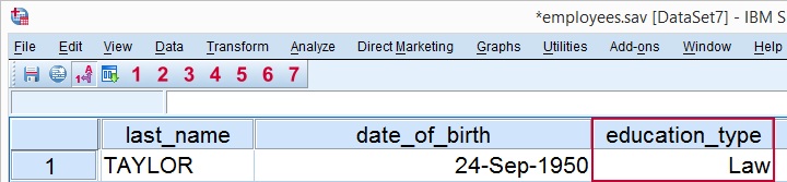 xem giá trị trong spss