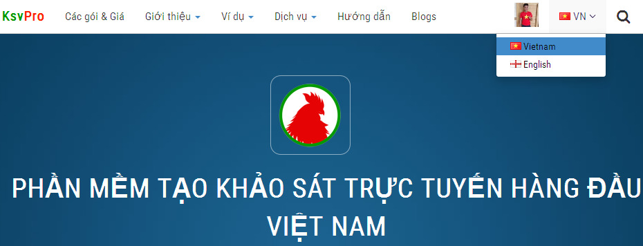 Sử dụng phần mềm khảo sát trực tuyến đa ngôn ngữ 2