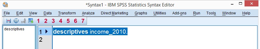 cú pháp spss